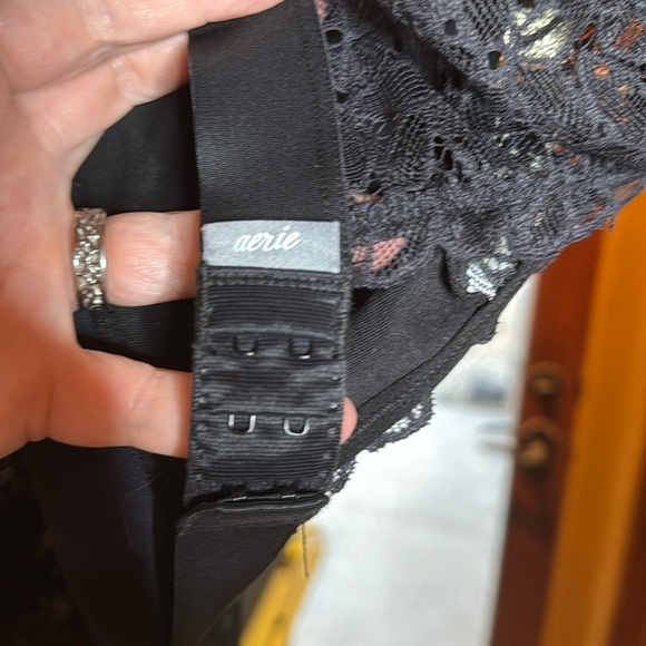 Aerie Lace Bralette in Black Size Medium - Picture 3 of 9